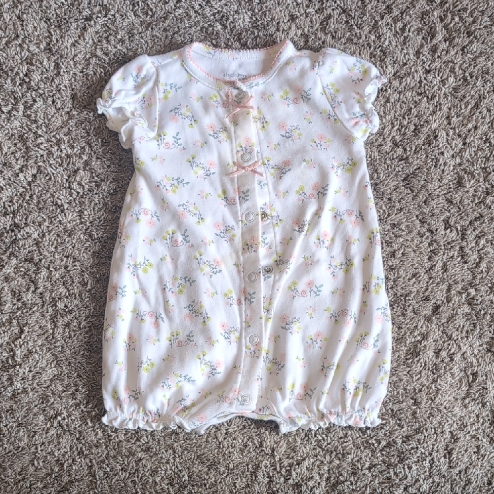 Simple Joys White Baby Romper